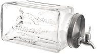 ORION Fľaša sklo / kov + kohútik Lager 3,4 l - Nápojový automat