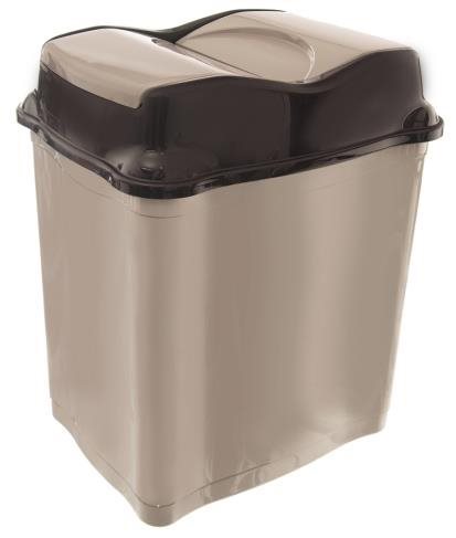 ORION Basket odp. UH Whirlpool 9 l coffee brown - Rubbish Bin - Main image