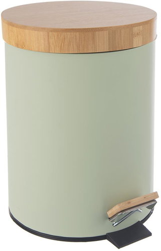 ORION Mülleimer mit Pedal + Deckel GREENISH 5 l - Mülleimer - Hauptbild