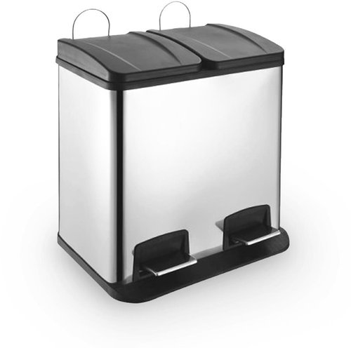 ORION Rozsdamentes acél szemetes / UH DUO szelektív 2 x 30 l - Szemetes - Fő fotó