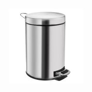 Stainless-steel/UH Waste Bin with Pedal 3l - Rubbish Bin