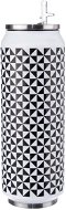 ORION Thermos Can stainless steel 0.7l BLACK AND WHITE - Thermos