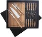 Orion Steak set nůž + vidlička + vidlice, nerez/dřevo - Cutlery Set