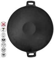 Cast Iron WOK, Diameter of 30cm - Wok