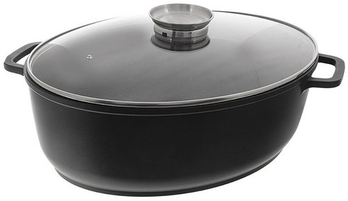 ORION GRANDE Aroma Jumbo baking dish with lid 43 × 33,5 × 20 cm glass - Roasting Pan - Main image