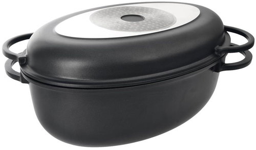 Baking Pan AL Double-sided 43x30cm Lid - Roasting Pan - Main image