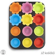 Metal Muffin Pan 12+ Silicone Muffin Cups 12 B - Baking Mould