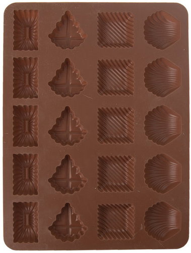 ORION Silikonform MADELEINES 20 Mix BRAUN - Springform - Hauptbild