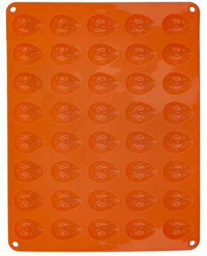 ORION Silikonform NÜSSE 40 - orange - Springform - Hauptbild