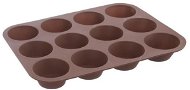 Silicone Mould MUFFINS 12 BROWN - Baking Mould