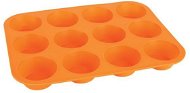 Forma na pečenie Forma silikón MUFFINY 12 oranžová - Pečicí forma