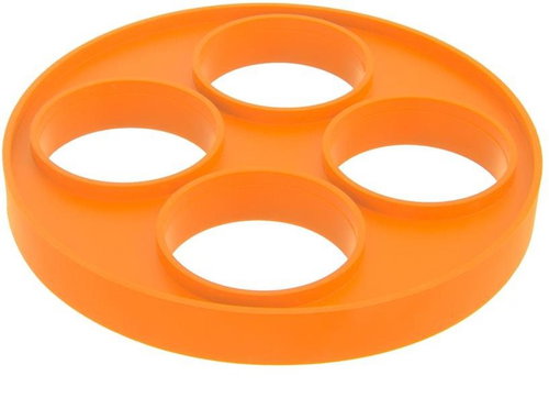 Silicone Mould for Fried Eggs 22cm ORANGE - Baking Mould - Main image