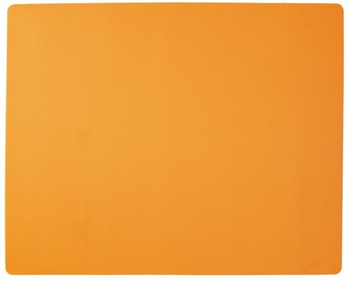 (SUPPORTING ITEM) Rolling Sheet Silicone 60x50x0.08cm ORANGE - Baking Mould - Main image