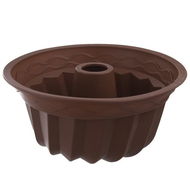 BUNDT Silicone Baking Mould 23.5cm BROWN - Baking Mould