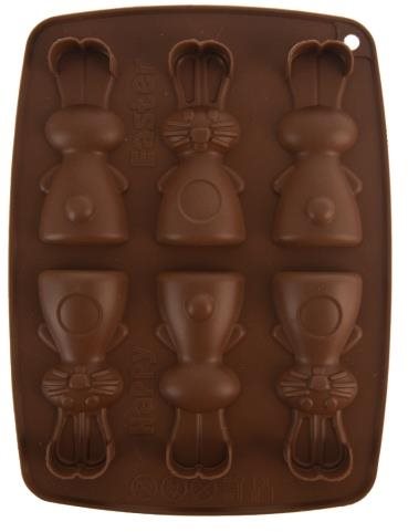 Orion Szilikon sütőforma csokinyuszik 6 barna - Sütőforma - Fő fotó
