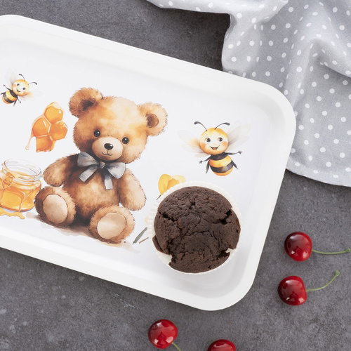 ORION Kindertablett Toya TEDDYBÄR 30,5 × 21 cm Kunststoff - Tablett - Hauptbild