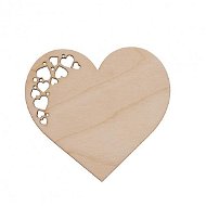 Orion Coaster Wood Heart 12x11cm 1 piece - Coaster