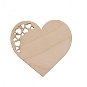 Orion Coaster Wood Heart 12x11cm 1 piece - Coaster