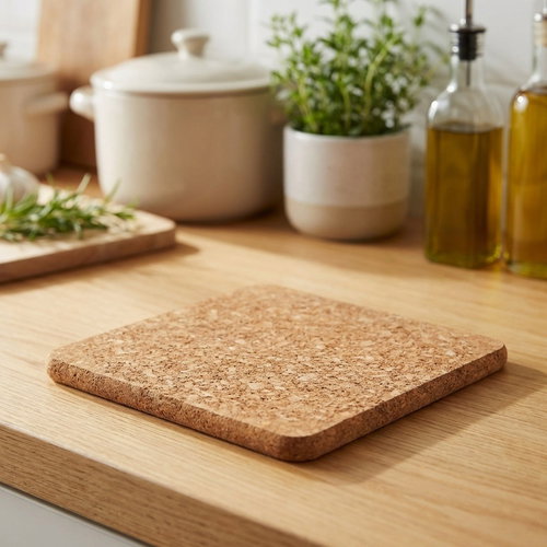 ORION Edényalátét, parafa 19x19 cm - Edényalátét - Fő fotó