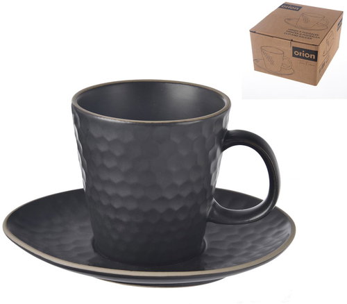 ORION TEA TIME Mug stoneware + saucer cappuccino 0,25 l - Cup - Main image