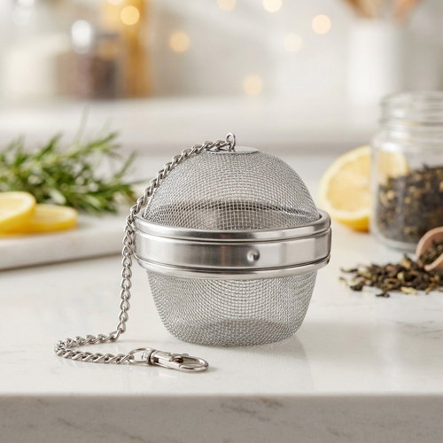 Rozsdamentes acél teaszűrő, átm. 9 cm - Teaszűrő - Fő fotó