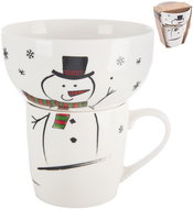 ORION Mug + bowl snowman 0,35 l set - Breakfast Set
