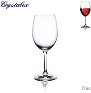 LARA 0.35l Red Wine Glass 6 pcs - Glass Set