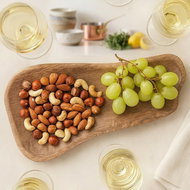 ORION Tray MANGO oval 41 × 23 cm, wood - Serving Board