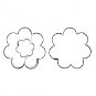 ORION Stainless-steel Cutter/Center Flower 2 pcs - Cookie Cutter Set