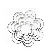 ORION Stainless-steel Flower Cutter 5 pcs - Vykrajovátka