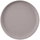Shallow plate SKANDI 27 cm grey stoneware