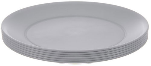 ORION Talíř mělký SANDY 23,5 cm 6 ks šedý UH - Plate - Main image
