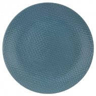 Orion Plate shallow RELIEF round. 27,5 cm diameter petrol. - Plate