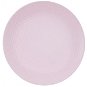 Orion Tanier ker. plytký RELIEF okrúhly pr. 27,5 cm ružová - Tanier