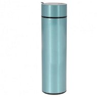 Orion Stainless-steel Thermos 0,45l with Thermometer, Blue - Thermos