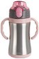 Orion Thermobecher Edelstahl/UH+Glas - 0,33 Liter - rosa - Thermoskanne
