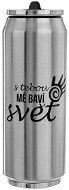 I ENJOY THE WORLD WITH YOU Thermos, Stainless Steel, 0.5l - Thermos