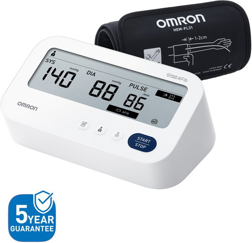 OMRON M3 Comfort AFib + 5 év kiterjesztett garancia - Vérnyomásmérő - Fő fotó