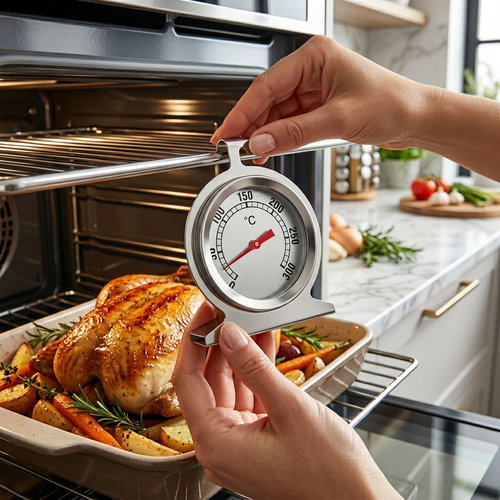 Stainless-steel Oven Thermometer - Kitchen Thermometer - Main image