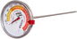 Kitchen Thermometer Stainless-steel Thermometer for Smokehouse diam. 7.5cm with Clip - Kuchyňský teploměr