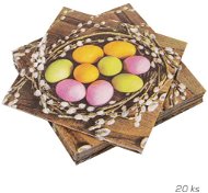 ORION Obrúsok papier Vajíčka v hniezde 20 ks 33 × 33 cm - Papierové obrúsky