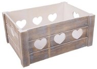 Box Wood Decoration HEART 31x21x14cm - Storage Box