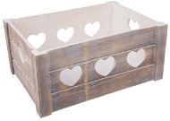 A HEART Box Wood Decoration 36 x 26 x 16cm - Storage Box