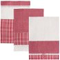 ORION Kitchen Towel. Cotton DOT GIFTY 3 pcs Red - Dish Cloths