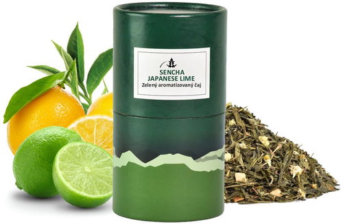 ORIENTAL Green flavoured tea Sencha Japanese Lime - 70 g - Tea - Main image