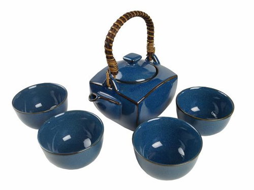 ORIENTAL Porcelain set Japan Tea Kobarutoburu 5 pcs - Tea Set - Main image