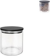 ORION 0,5 l kerek boroszilikát üveg/bambusz tárolóedény - Tárolóedény