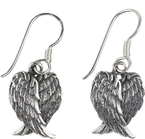 Oriental silver dangle earrings Wings - Earrings - Main image