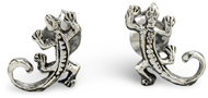 ORIENTAL Silver earrings puzzles Lizard 10 mm (Ag 925/1000; 0,4 g) - Earrings