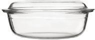 ORION sütőedény fedővel 33 × 20 × 12,5 cm, ovális, boroszilikát üvegből - Sütőedény